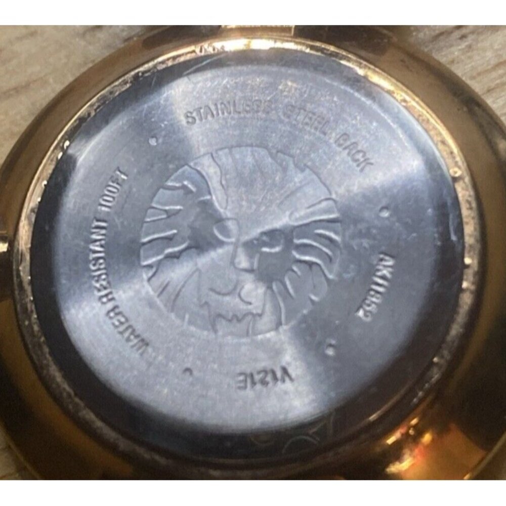 Anne Klein Women Watch Round Dial 26mm Crystals Gold Tone New Battery Runs LOOK - Picture 14 of 14